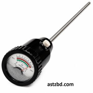 Analog Soil pH Meter with clear pH scale dial for gardening and farming use