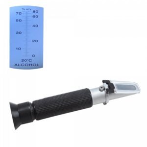 Refractometer ATC 0-80% volume alcohol