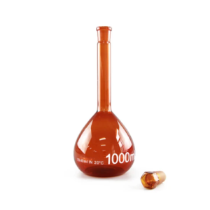Volumetric Amber 1000ml Pyrex
