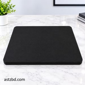 GSM Cutting Rubber Pad for fabric testing on white background