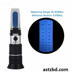 Portable Refractometer ATC 45-82% brix in Bangladesh