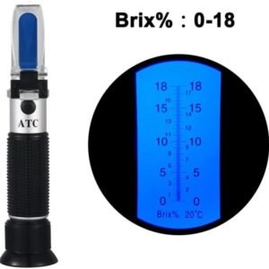 Extech RF12 Portable Brix Refractometer (0 to 18%) with ATC
