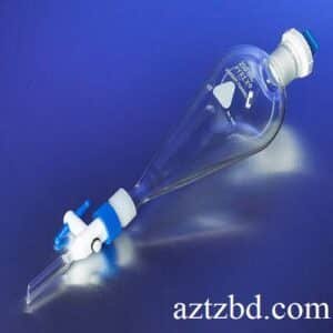 Pyrex Separating Funnel 250ml - Glass Lab Separation Funnel with Stopper