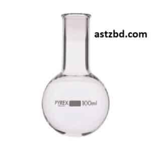 Pyrex Round Bottom Flask 100ml - Borosilicate Glass Laboratory Flask with Standard Joint