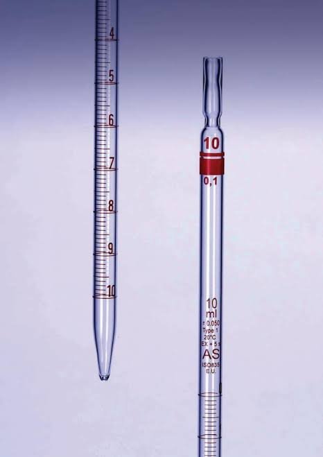 Graduated pipet 10ml Pyrex