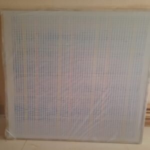 Graphing Whiteboard 24×36 inch wall hanging with red and yellow grid lines, porcelain steel surface, and satin aluminum frame – available at ASTZ Bangladesh