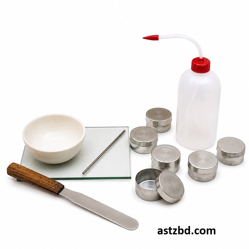 Plastic Limit Apparatus rolling plate close-up view