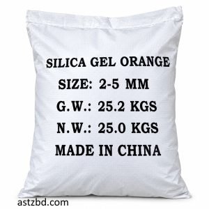 Blue silica gel 25 kg bag from China for industrial moisture control