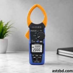 Hioki CM4141-50 AC Clamp Meter front view with slim jaw
