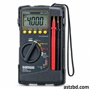 Sanwa CD800a digital multimeter front view with 4000-count LCD display