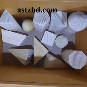 3D wooden Geometrical Model Set