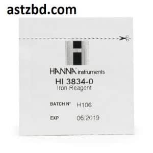 Hanna HI3834-050 Iron Medium Range Test Kit Replacement Reagents (50 tests)
