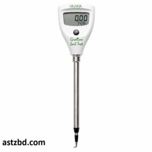 Hanna HI98331 Soil Test Direct Soil Conductivity Tester with digital LCD display and stainless steel probe