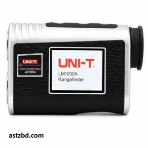 UNI-T LM1000A Laser Rangefinder compact black and silver body