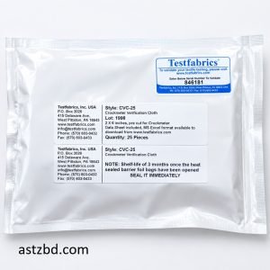 Crock Meter Verification Cloth (25 Pcs Pack) – Standard Cloth for Crocking Test Verification