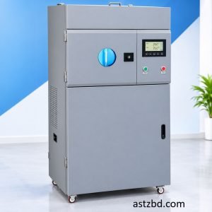 Light Fastness Tester chamber with rotating sample rack