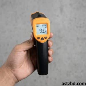 Smart Sensor AR320 Infrared Thermometer front view with LCD display