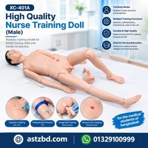 XC-401A nurse training doll male full body front view